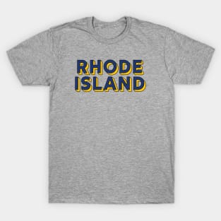 Rhode Island Flag Colors T-Shirt